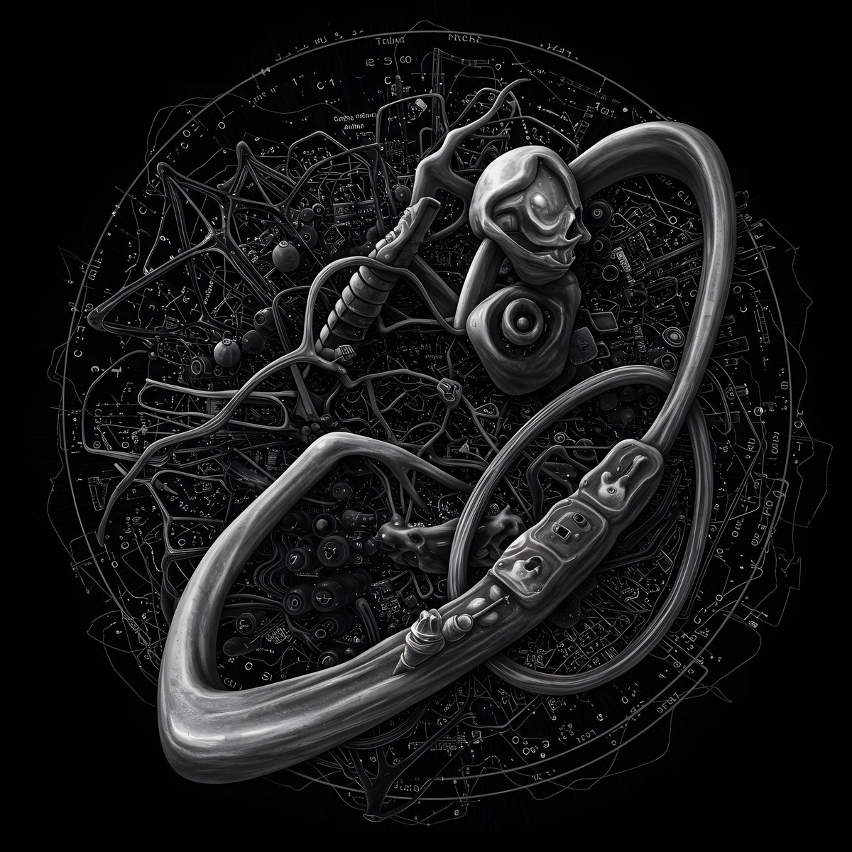 MikikemClassics's tweet image. Divine Whip explores the invisible mechanisms behind authority and submission.
Sacred? Violent? Mechanical?
Let your eyes trace the cords of contradiction.
This is not just a picture. It’s a question.

#DivineWhip #AIArt #DarkAbstract #ConceptualDesign  #DigitalArtwkors