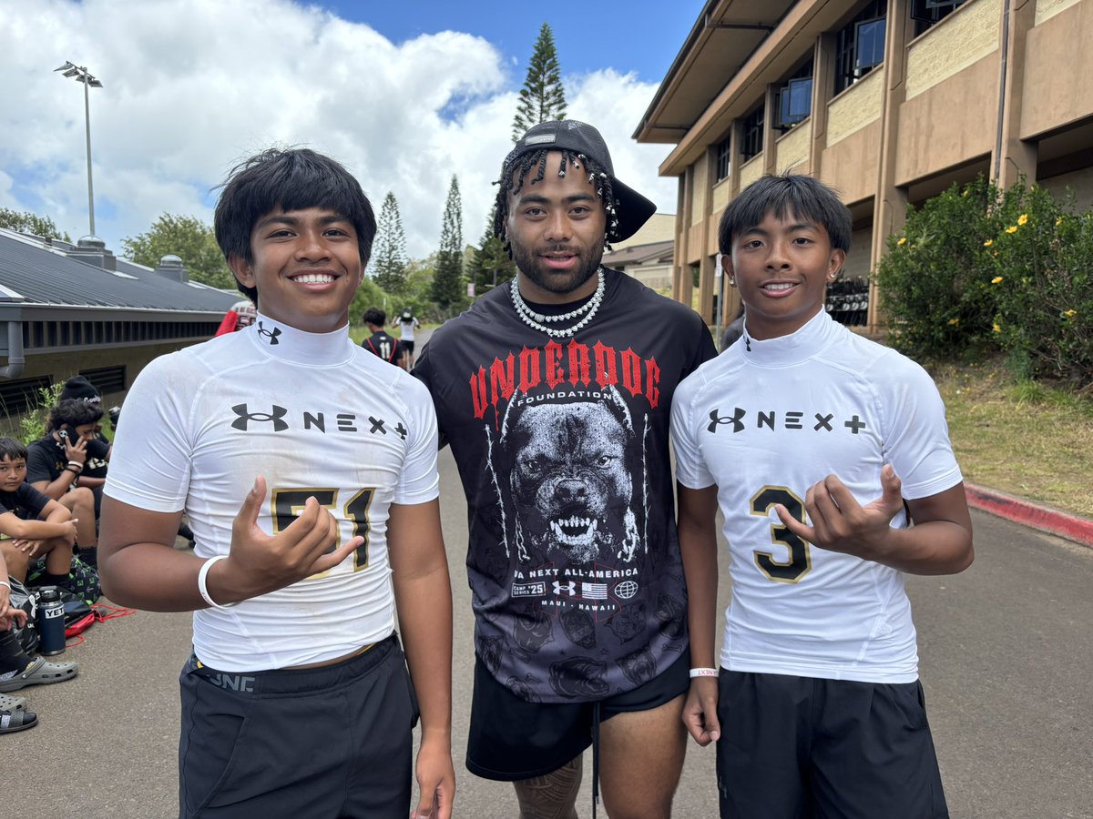 Brycen Acio (@brycenacio) on Twitter photo Mahalos to <a href="/Nunless2/">Jaylen Warren</a> and <a href="/JojoDickson/">Jojo Dickson</a> giving us the opportunity at the Under Armour Next Camp Mahalos to <a href="/Nunless2/">Jaylen Warren</a> and <a href="/JojoDickson/">Jojo Dickson</a> giving us the opportunity at the Under Armour Next Camp
