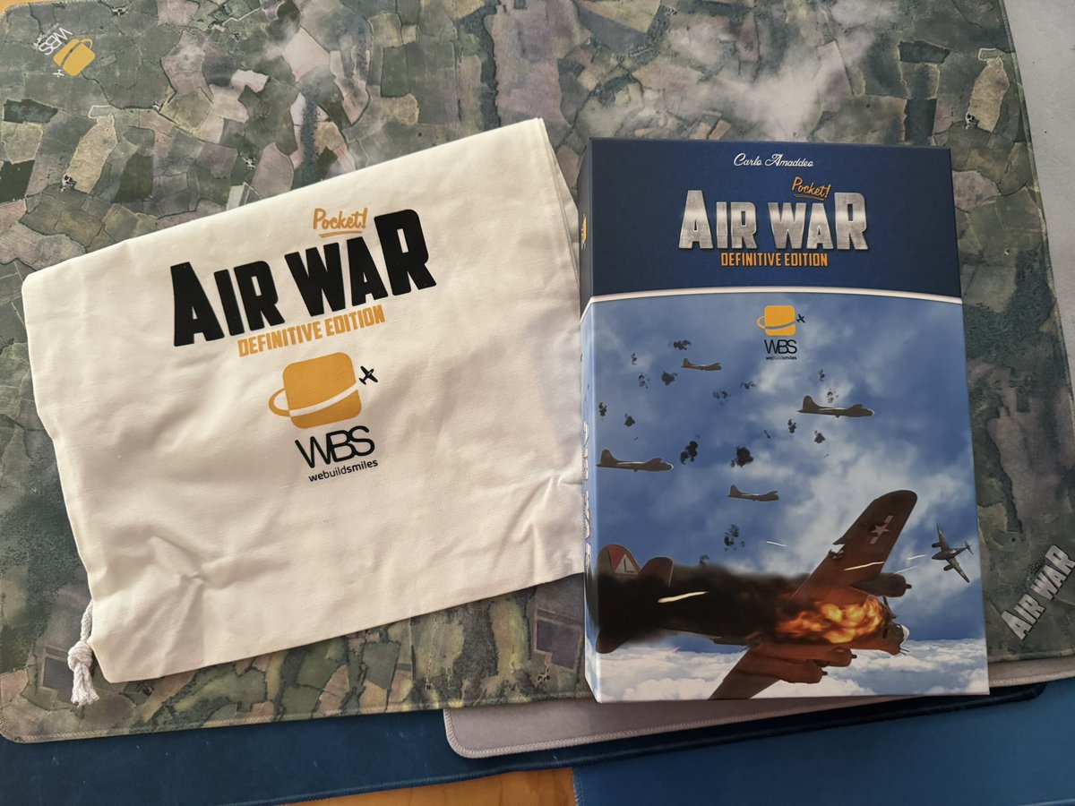 This came in the mail today! Pocket Air War Definitive Edition from WBS Games. Very well produced solitaire game.