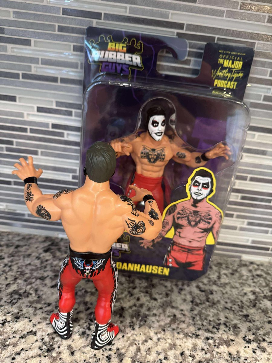 A lot of people have been asking when the <a href="/DanhausenAD/">Danhausen</a> #BigRubberGuys figure would be here and you don’t have to wait much longer!

Coming to CollectMajor.com on July 7th, you’ll be able to pick up the IN-STOCK figure!

📸 <a href="/TheMattCardona/">Matt Cardona</a> 

#CollectMajor