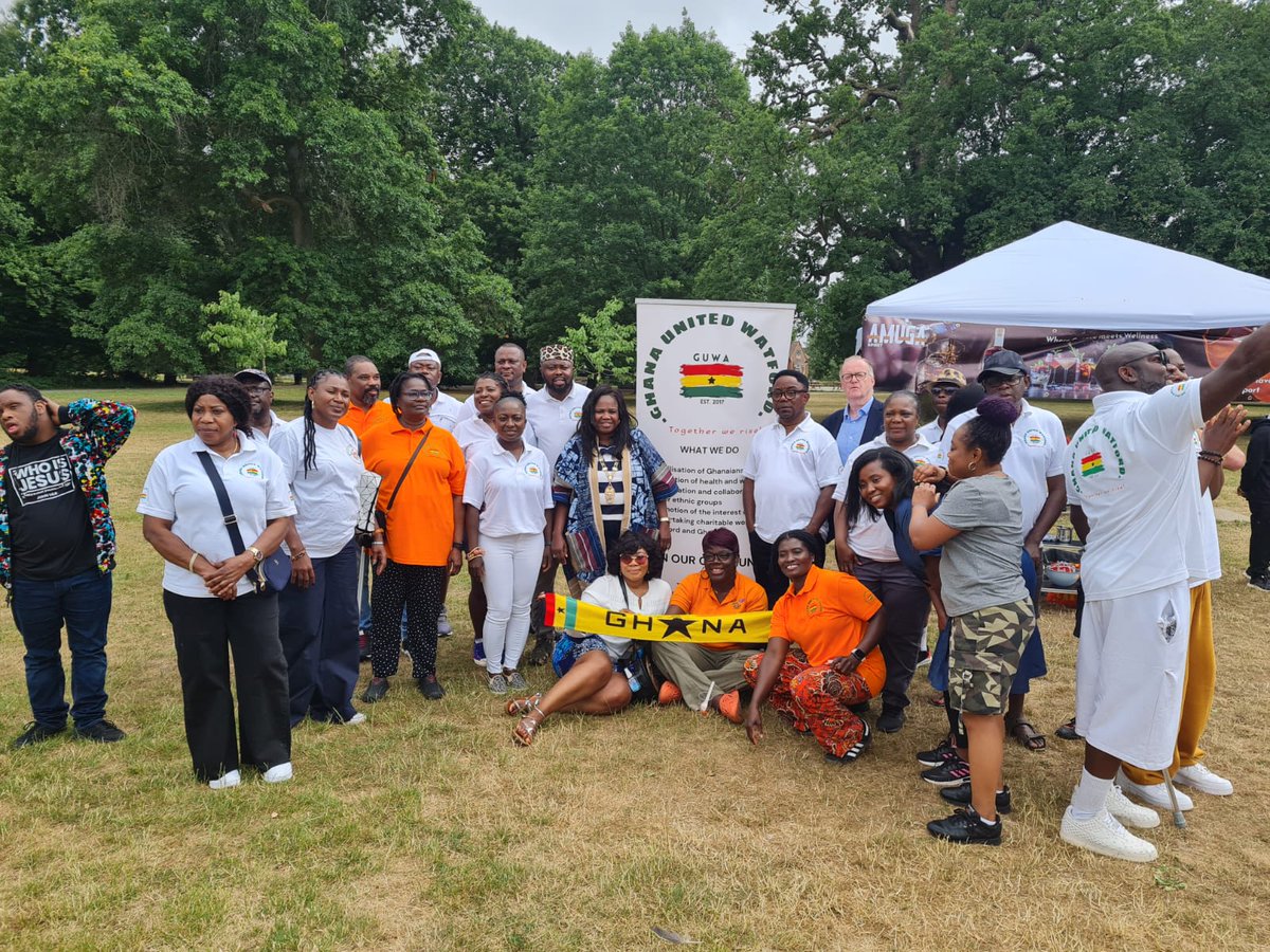 It was such an honour to attend Watford Ghana United picnic today.Great event, bringing  the community together. The beauty of Watford !