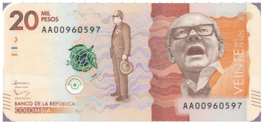 RareMoneyNotes's tweet image. The expressions on currency can be so captivating! This 20,000 Colombian Pesos note features a striking portrait and unique illustrations like the full-body depiction and the sea turtle. What&apos;s your favorite detail? 🇨🇴 #ColombianPesos #BanknoteArt #CurrencyDesign