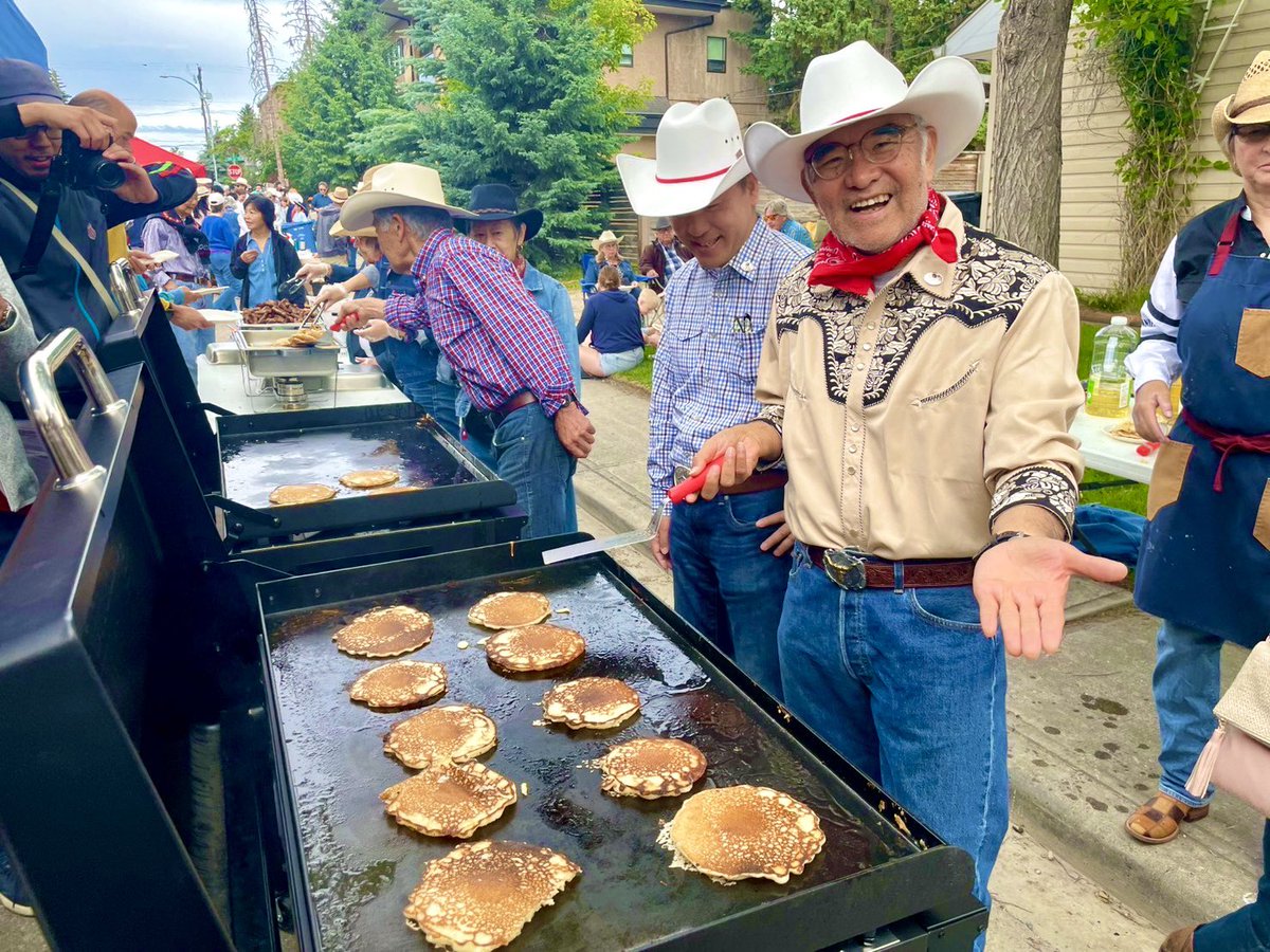 Ambassador Yamanouchi at the <a href="/calgarystampede/">Calgary Stampede</a> 🇨🇦🤠#stampede2025