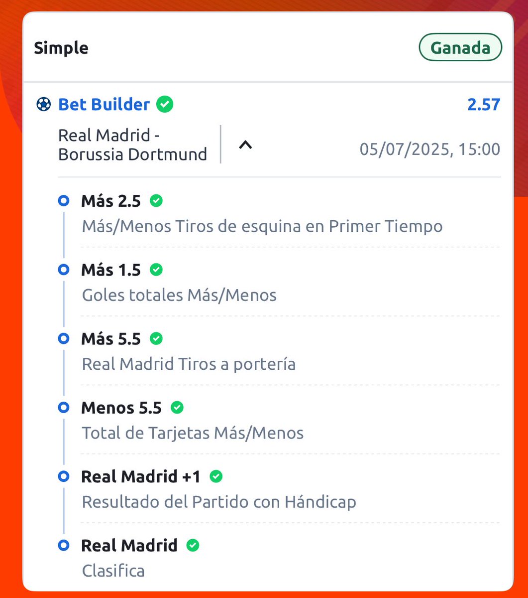 JoePicksWin's tweet photo. #JoePicks 💸✅🔥🔥
#RealMadrid🆚 #BorussiaDortmund
#JoeWin para el segundo partido del día 💥💥, lo prometido se cumplió, nos desquitamos del anterior partido ✅✅ pasen a cobrar mi gente 🤑🤑
A lo último se pudo ver porque hay que cobrar al 90% 😂 al final full verde 🔥✅ https://t.co/hW6TTtdS8T
