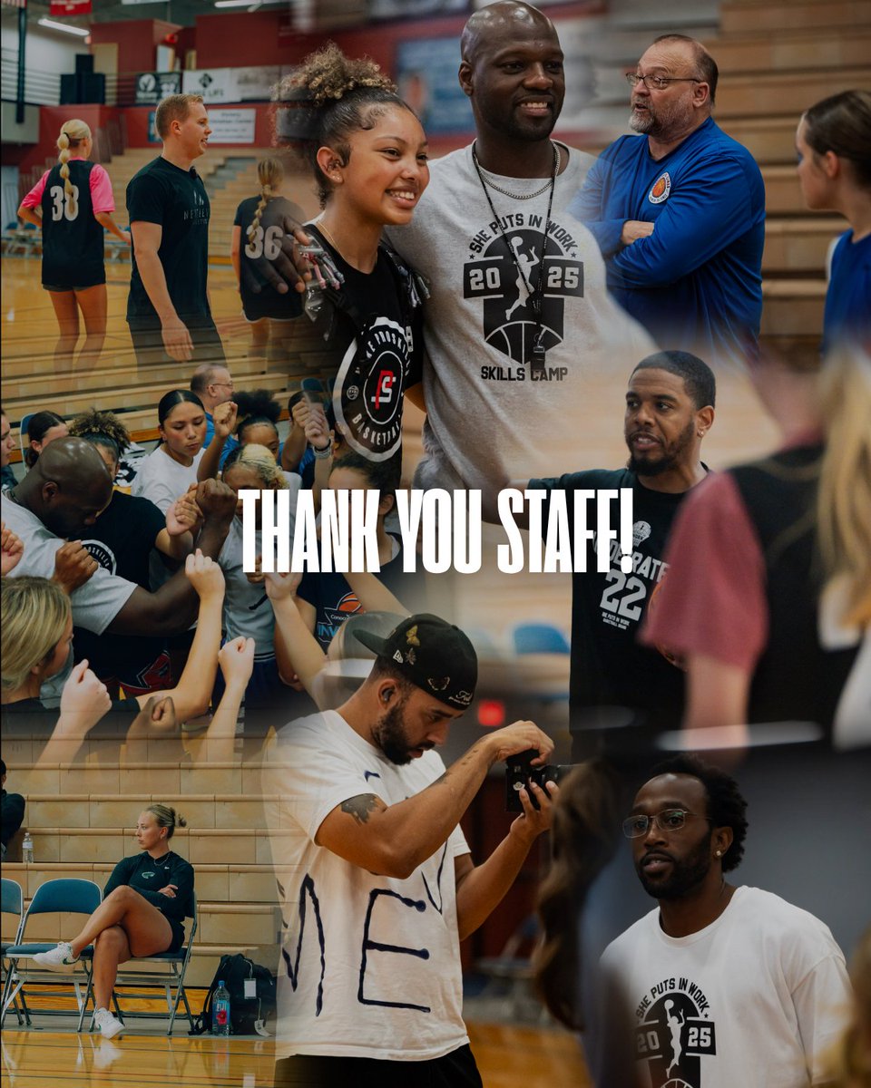 She Puts in Work Basketball Report (@sheputsinwork) on Twitter photo Thank you to everyone that made camp possible, You all are the Real MVP! 🫶 Thank you to everyone that made camp possible, You all are the Real MVP! 🫶