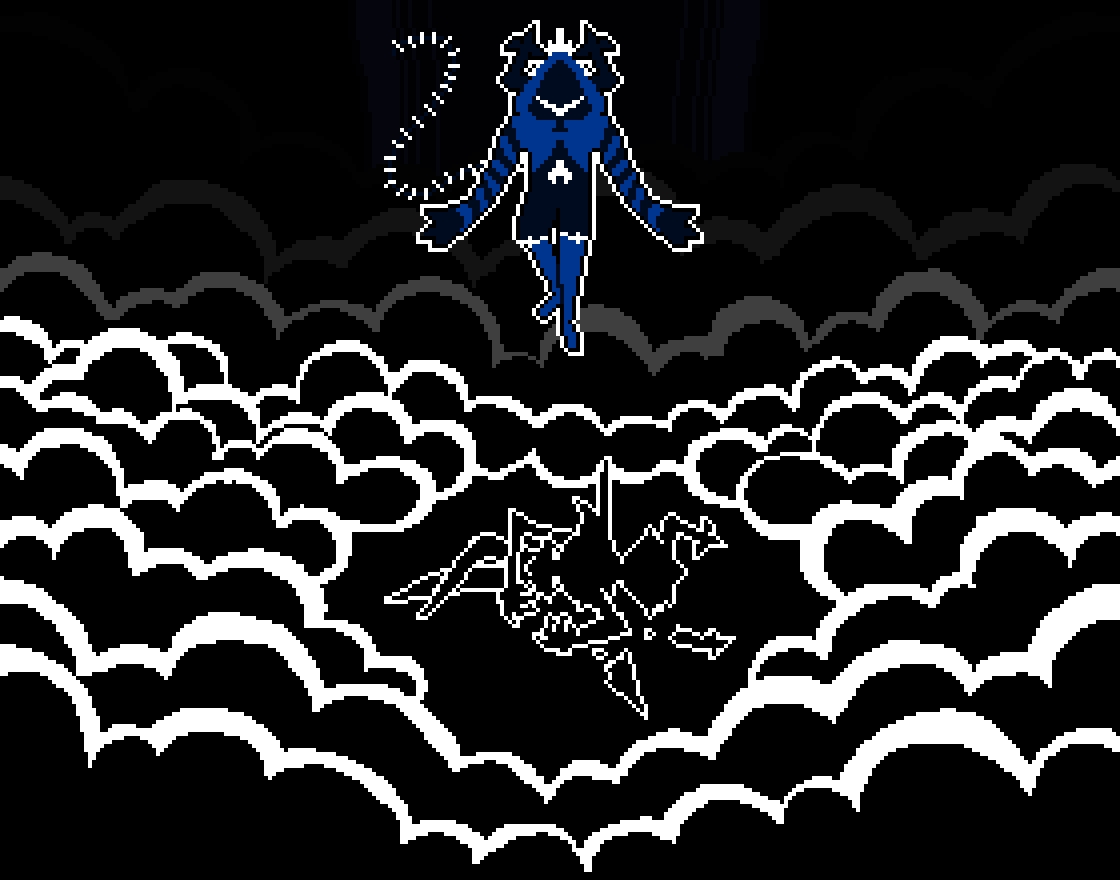RCalamity82468's tweet image. #pastraart
Made some comics of the creature escaping into the ch3 dark world, plus an extra I posted earlier without the spoiler warning