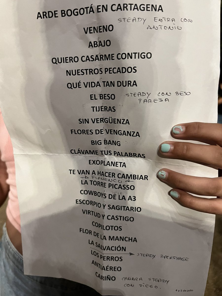 JMtnezNunez's tweet photo. Así ha sido , 
#CartagenaSuena 
@arde_bogota 
Gracias por ser tan bonicos 
Noche brutal https://t.co/UB3xHXKnTu