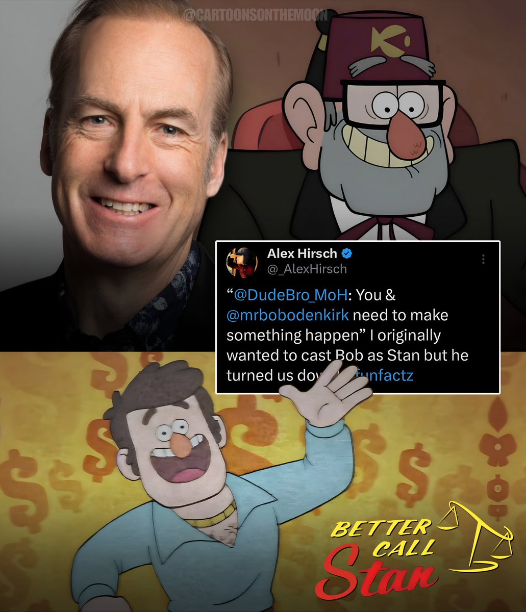 Originalmente, Bob Odenkirk (Saul Goodman) sería el actor que interpretaría al Tío Stan en Gravity Falls, pero terminó rechazando el papel.

Al final, fue el propio Alex Hirsch quien le dio voz.