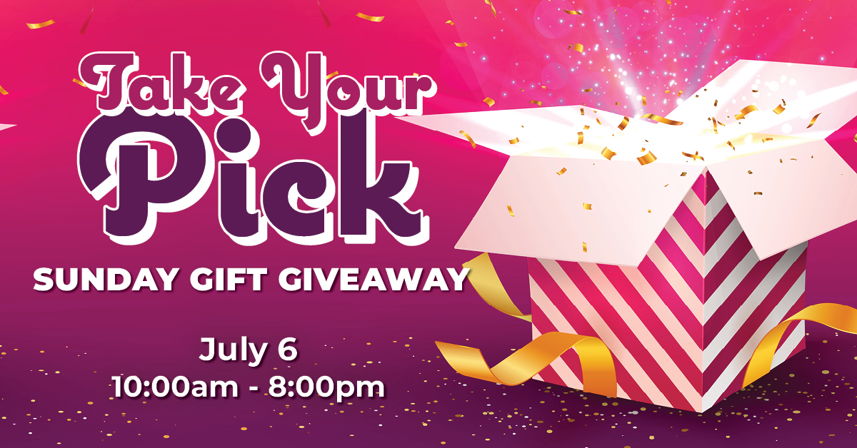 🎁 Exciting news! 🎁 Don’t miss our Bonus Gift Giveaway on July 6! Earn 50 Tier Credits with your Boyd Rewards card to claim a special gift, plus a chance for a second one when you earn 50 more. See you Sunday! bit.ly/3Gpy7Qa