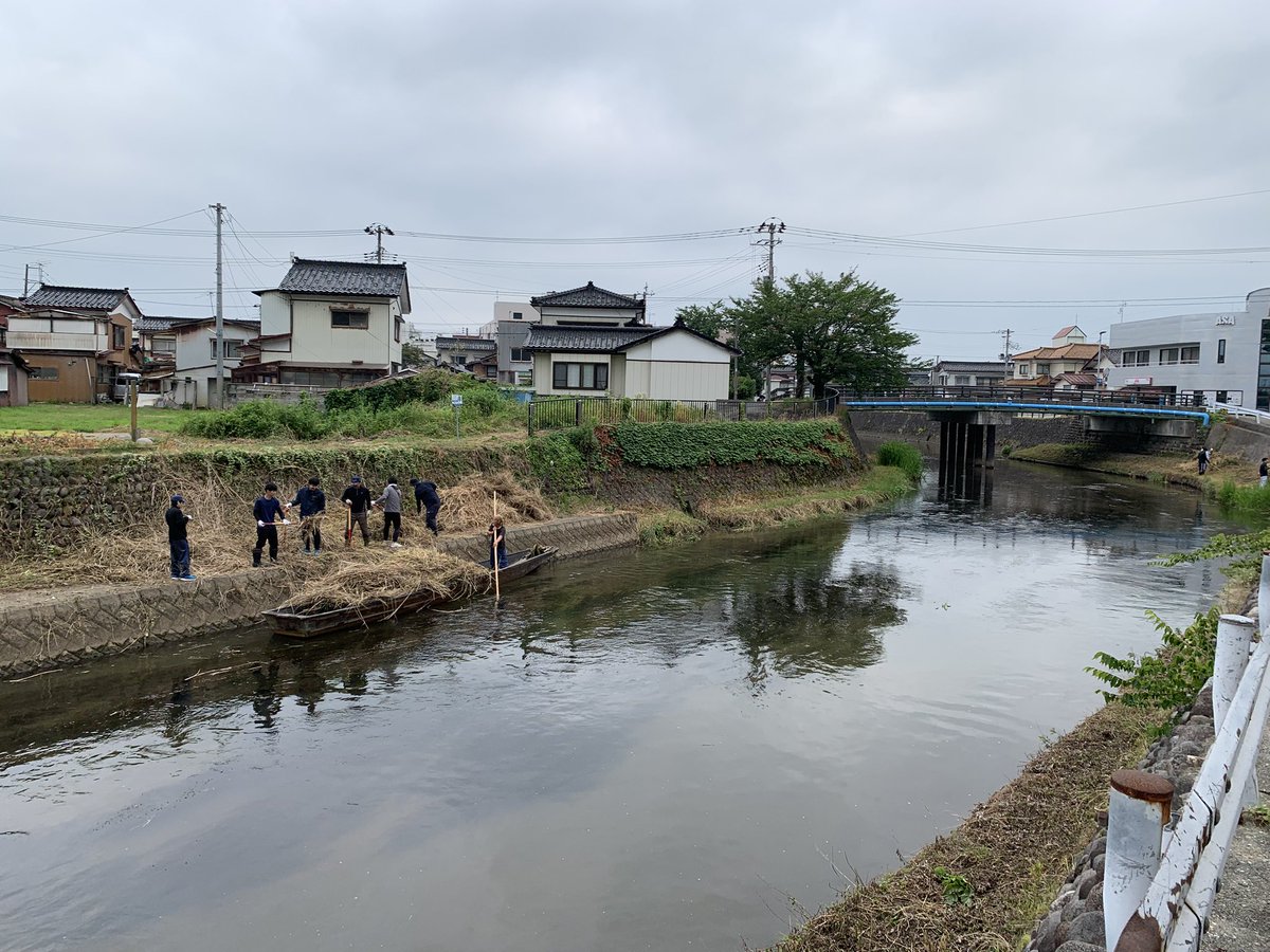 #内川 を歩けば発見がある。 #庄内柿 の #原木 は静かにしかし威厳を持って佇んでいた。 #鳥居町 の語源になったという #一の鳥居 から #筬橋 まで。 #藤沢周平 先生の世界を感じられる #城下町 #鶴岡市 美しい歴史の街の美観を保つための清掃活動が、今年も行われた。