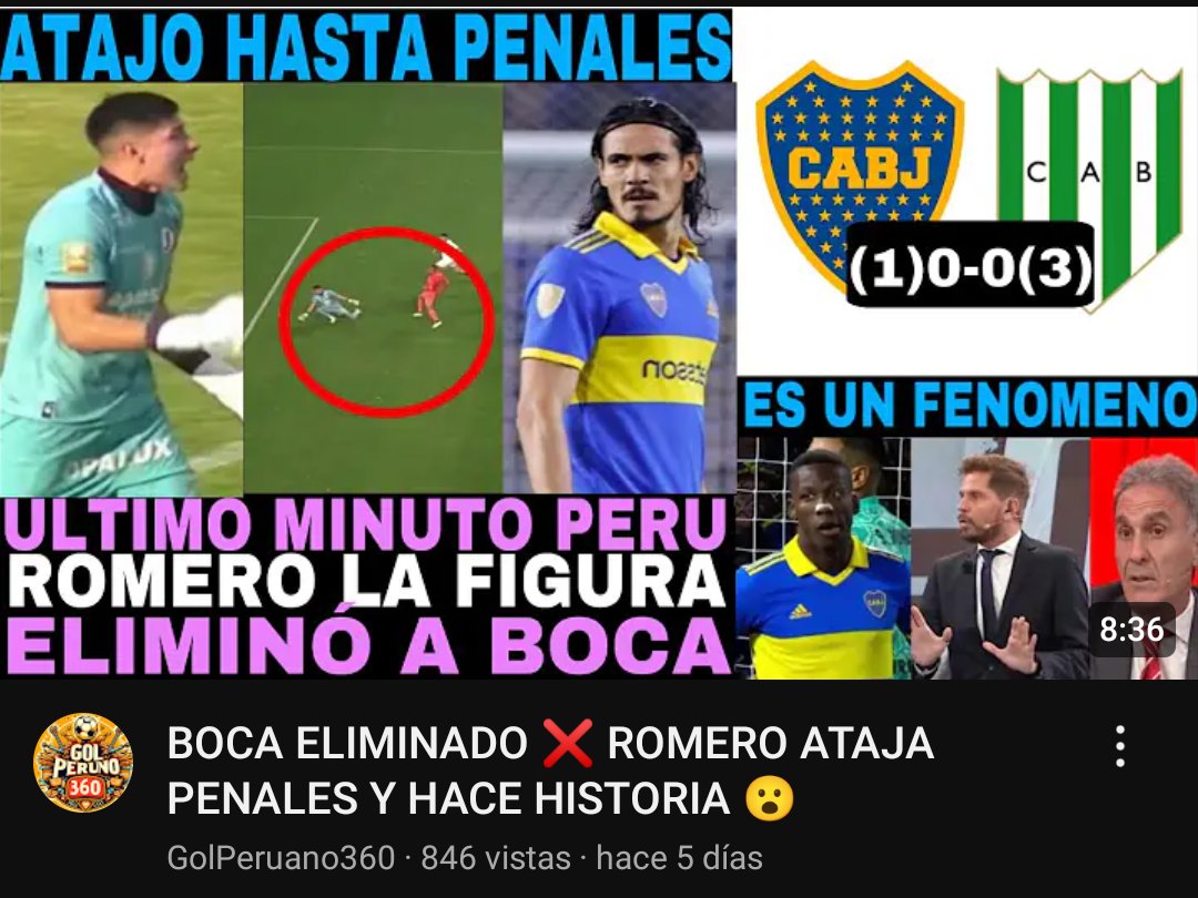 En el universo peruano quedamos eliminados. Esto ya es grave.