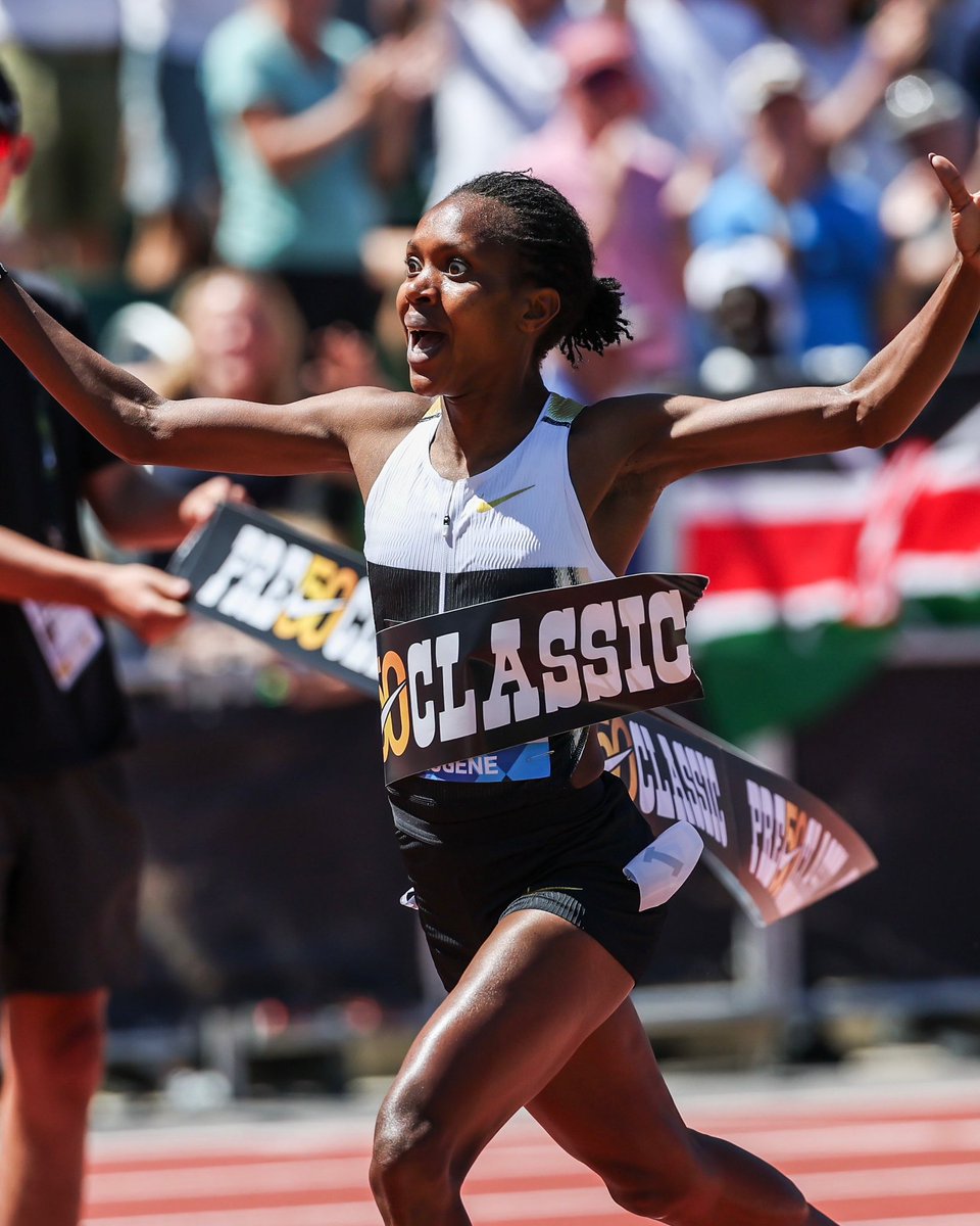 Global Sports Communication (@globalsportscom) on Twitter photo World record! ๐
A little over a week after #Breaking4, <a href="/FaithKipyegon_/">FAITH C KIPYEGON</a> ๐ฐ๐ช runs 3:48.68 to break her own world 1500m record at <a href="/nikepreclassic/">Nike Prefontaine Classic</a>!
#TeamGSC World record! ๐
A little over a week after #Breaking4, <a href="/FaithKipyegon_/">FAITH C KIPYEGON</a> ๐ฐ๐ช runs 3:48.68 to break her own world 1500m record at <a href="/nikepreclassic/">Nike Prefontaine Classic</a>!
#TeamGSC