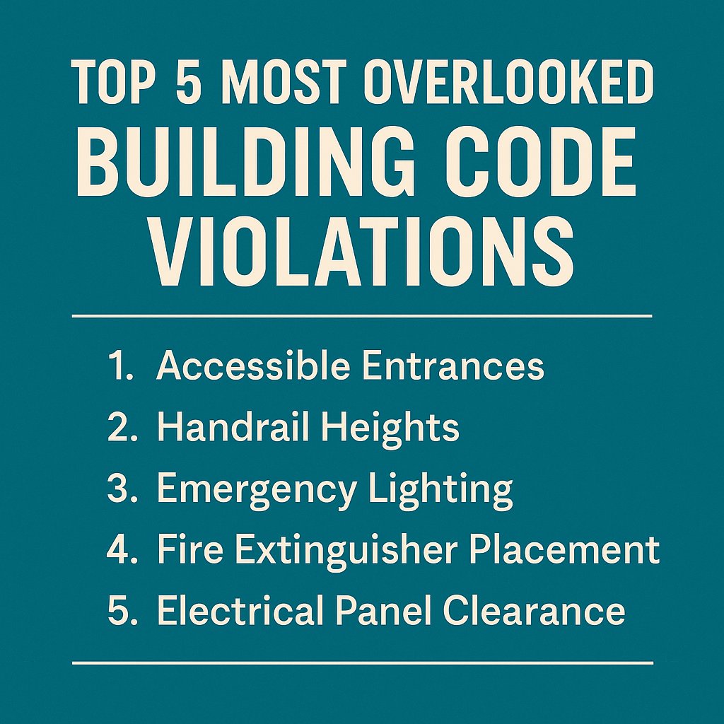 Is your building up to code? 

Don’t wait for an inspector to catch you, do a self-audit now ✅