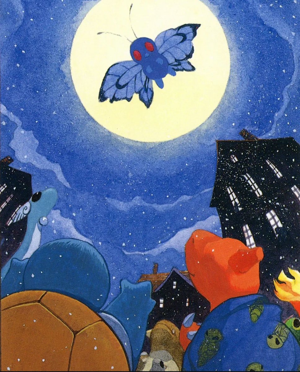 pokemon_twts's tweet photo. Vintage pokemon art by Naoyo Kimura https://t.co/ciKt7m6ypA
