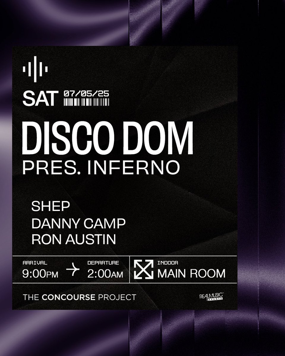 TONIGHT WE DISCO 🪩 

We’re officially sold out for Disco Dom’s Inferno 🕺