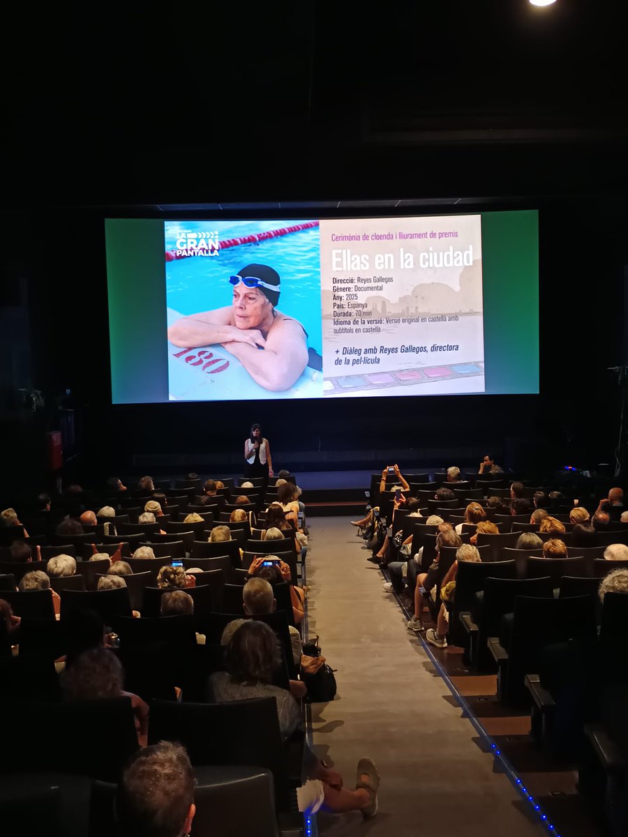 Reyes Gallegos, directora de ELLAS EN LA CIUDAD, ha estat l'encarregada de protagonitzar l´últim diàleg de setena edició de #LaGRANpantalla