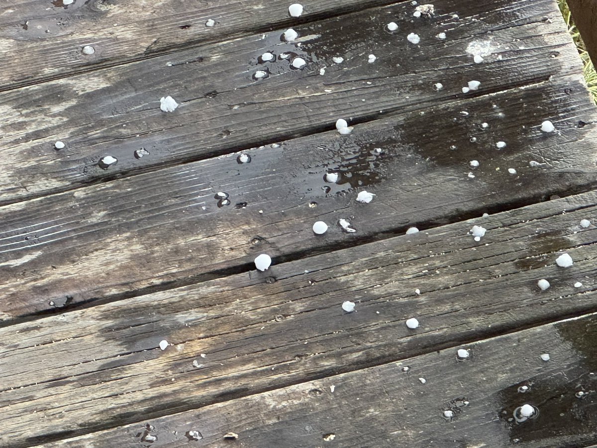 3/8-1/2” hail. Floyd hill.