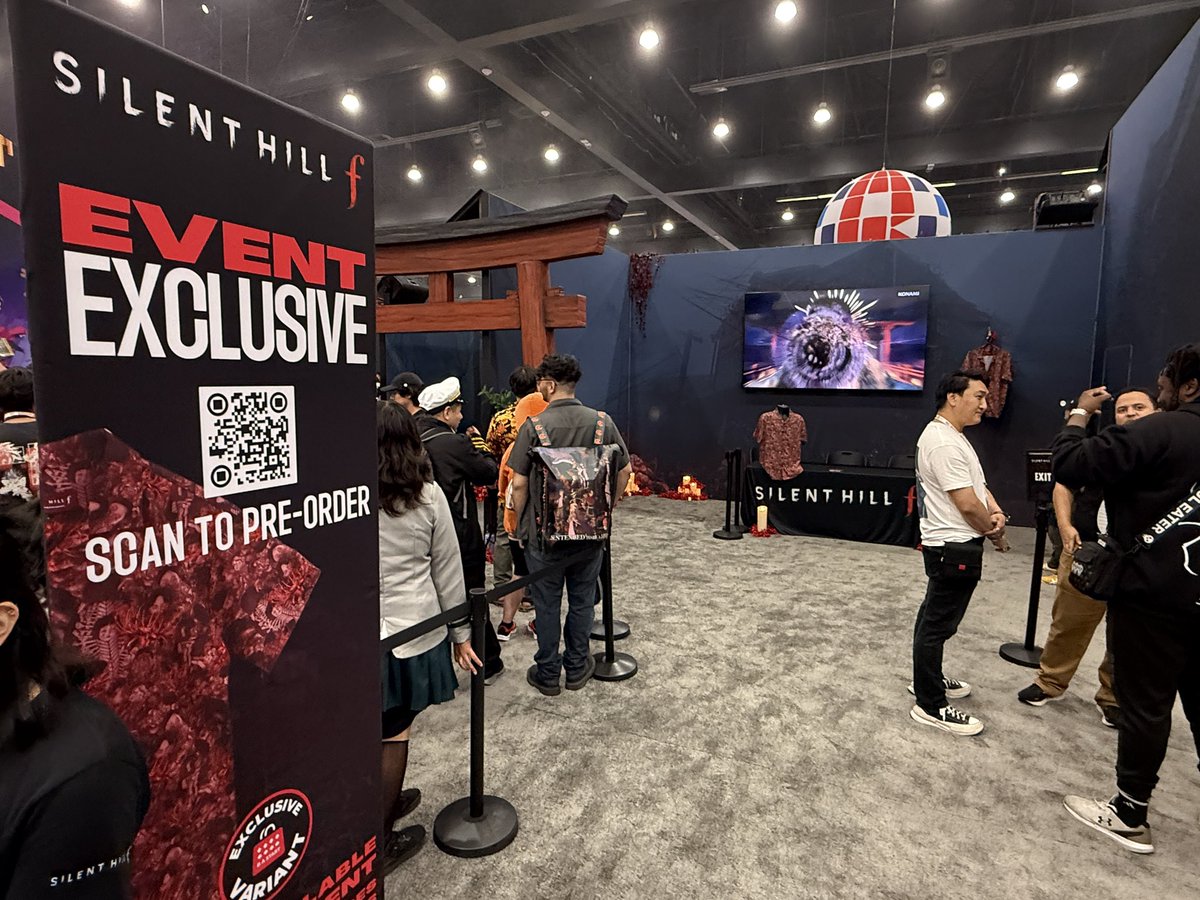 Tee/ThatsITLA (@thatsitla) on Twitter photo Silent Hill f is coming to home consoles on September 25, 2025. Their <a href="/AnimeExpo/">Anime Expo</a> booth is like a haunted house. #AnimeExpo #AnimeExpo2025 #silenthillf #videogames #silenthill Silent Hill f is coming to home consoles on September 25, 2025. Their <a href="/AnimeExpo/">Anime Expo</a> booth is like a haunted house. #AnimeExpo #AnimeExpo2025 #silenthillf #videogames #silenthill