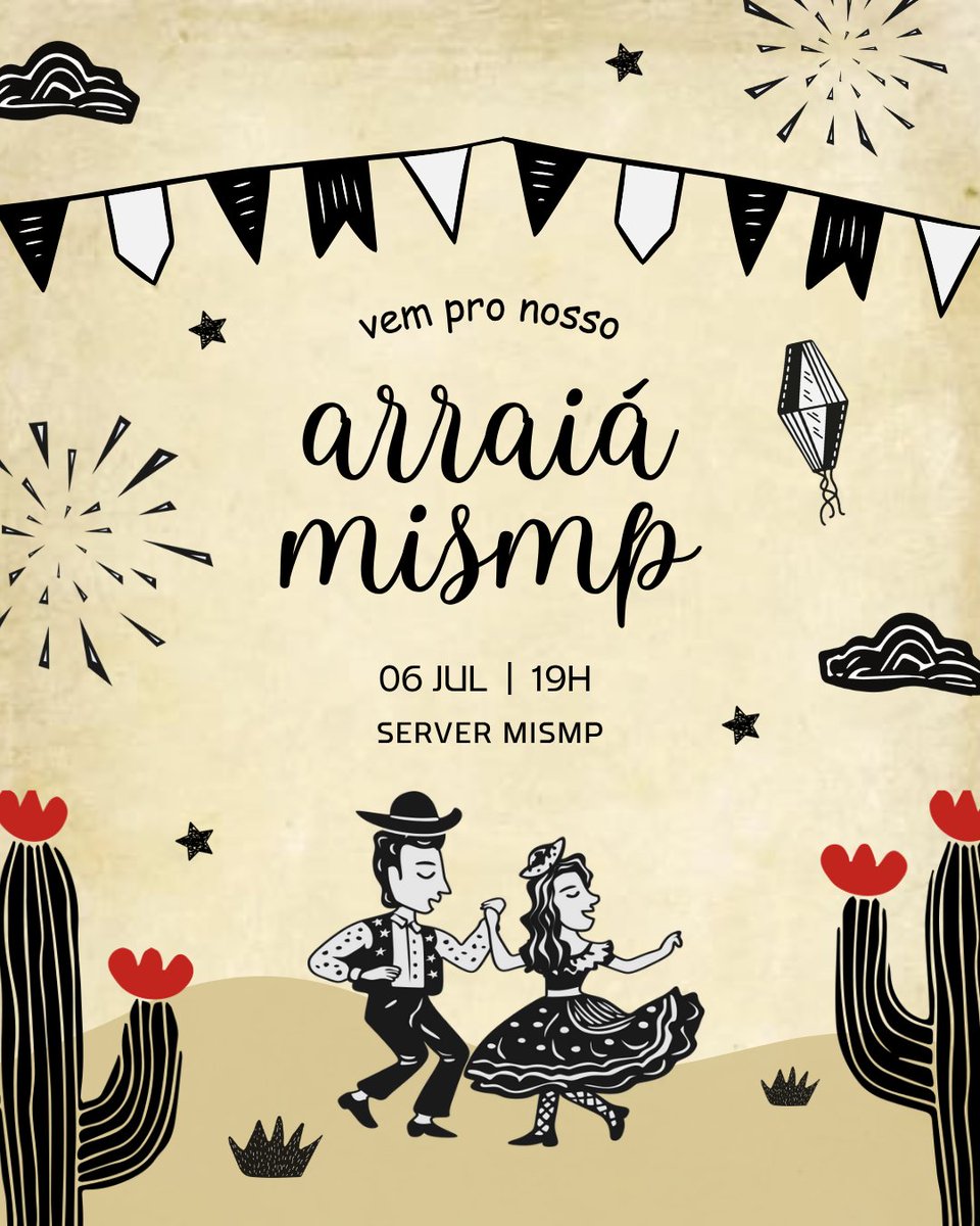 mismp_'s tweet photo. Junho acabou mas ainda dá tempo de pular fogueira e comer um bom bolo de milho! Venha com a sua melhor roupa aproveitar essa festa 🎆 https://t.co/tIYNictm0Q