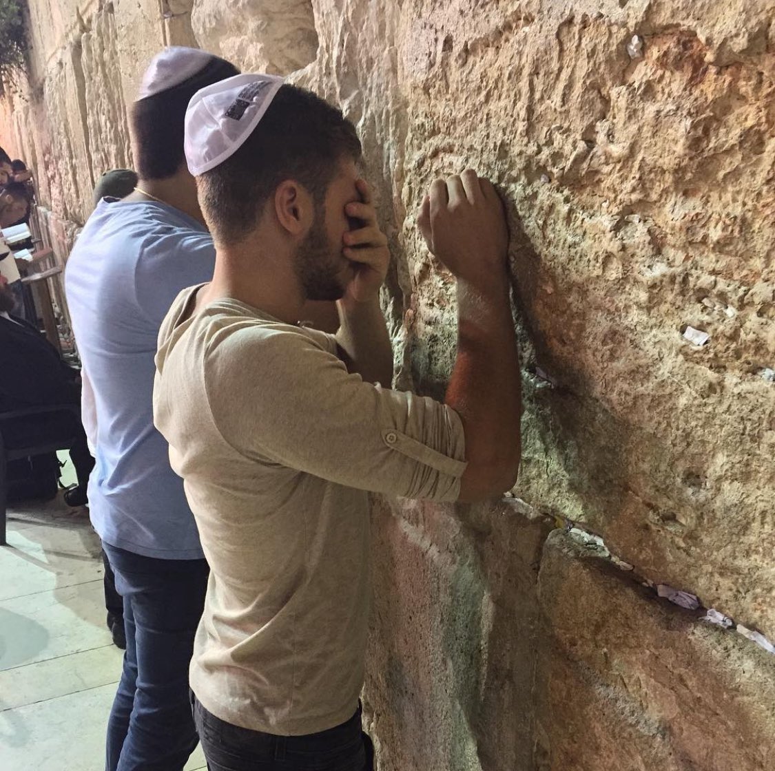 IDFhunks's tweet photo. Keeping it holy in the holy land with Nir.  A soldier and a Cohen. https://t.co/P4amW1gowP