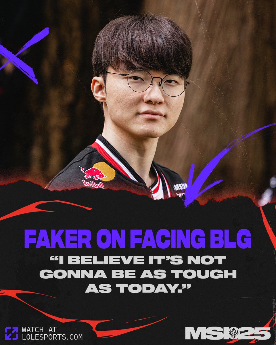 Faker after their series against CFO: