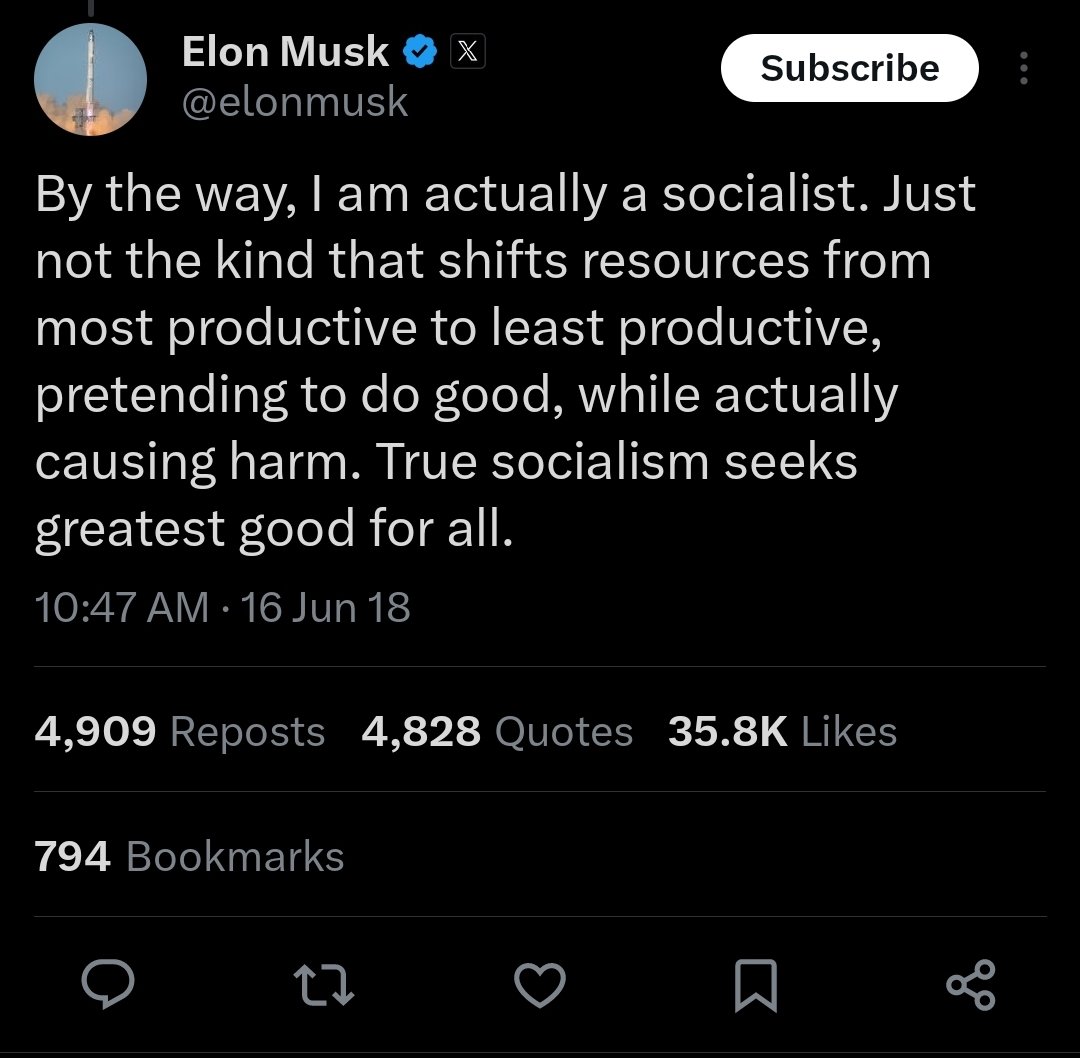 Elon Musk was always and always will be a democrat.... Seriously wtf is this 👇