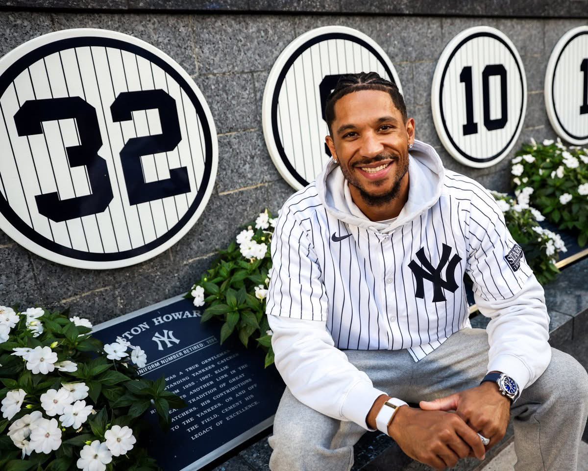 Josh Hart’s uncle:

• First black player in Yankees History
• 12x All-Star
• MVP Winner
• Number in Monument Park

The Yankees are in his blood.