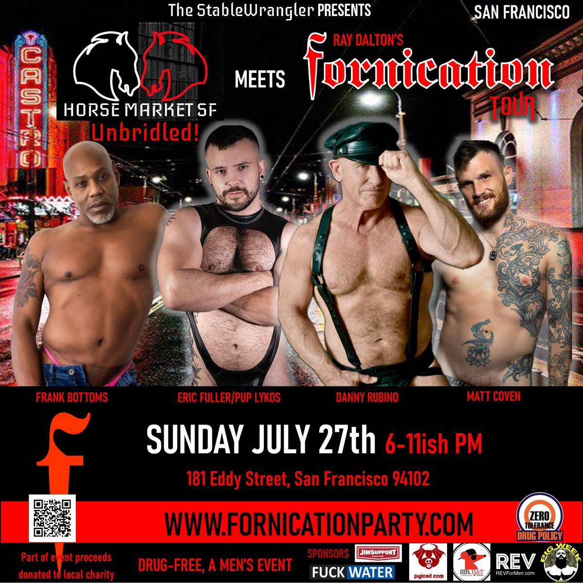 HorseMarketSF.com (@horsemarketsf) on Twitter photo A little change in our Sunday line up for HM unbridled meets fornication we are so happy that <a href="/FrankBottomsXXX/">FrankBottomsXXX</a> will join us for meet & grab - get your tickets today HorseMarketSF.com/e-dore-fornica⦠<a href="/FornicationMen/">X: Ray Daltonās Fornication</a> <a href="/pig_load/">PigLoad</a> <a href="/StableWrangler/">the StableWrangler presents</a> A little change in our Sunday line up for HM unbridled meets fornication we are so happy that <a href="/FrankBottomsXXX/">FrankBottomsXXX</a> will join us for meet & grab - get your tickets today HorseMarketSF.com/e-dore-fornica⦠<a href="/FornicationMen/">X: Ray Daltonās Fornication</a> <a href="/pig_load/">PigLoad</a> <a href="/StableWrangler/">the StableWrangler presents</a>