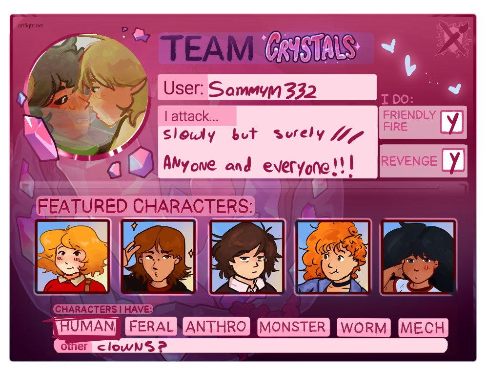 forgot to post this here!!! Im doing artfight for the first time!
#artfight2025 #Artfightteamcrystals #artfight