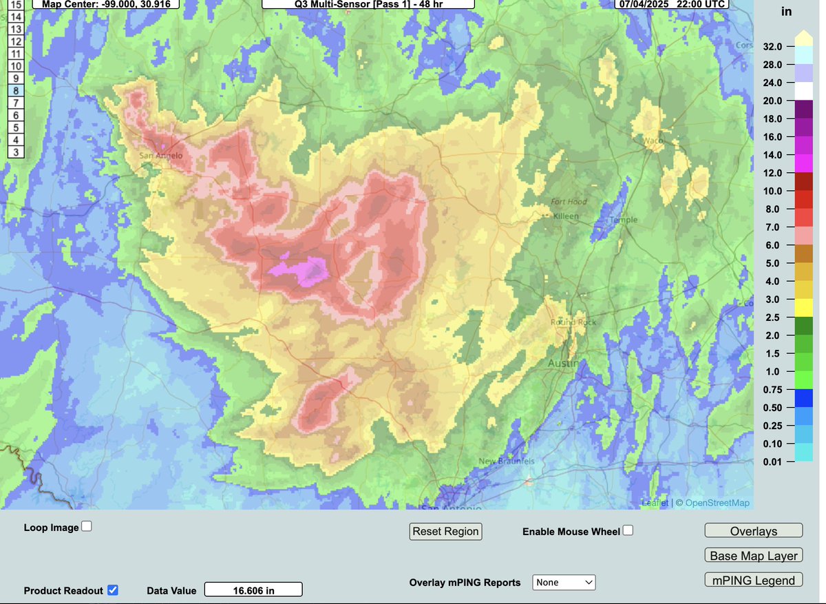 TwisterKidMedia's tweet image. You're talking about the upper echelon of localized heavy rainfall in events like this. This is akin to tornado forecasting. You're not able to actually forecast the event rather the conditions that support it. Some of the discourse around this is incredibly dumb.