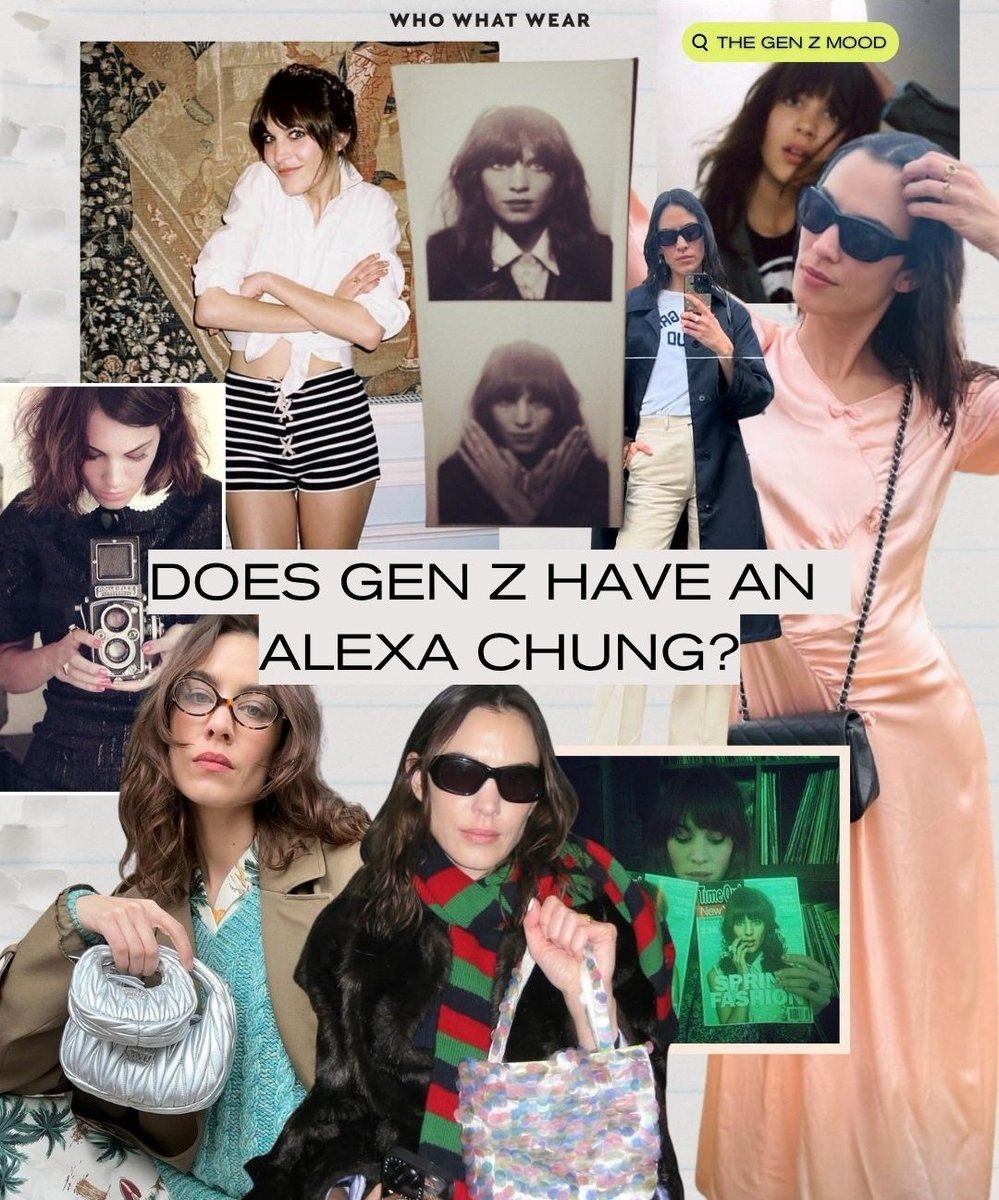 am i crazy or our alexa chung is THE alexa chung