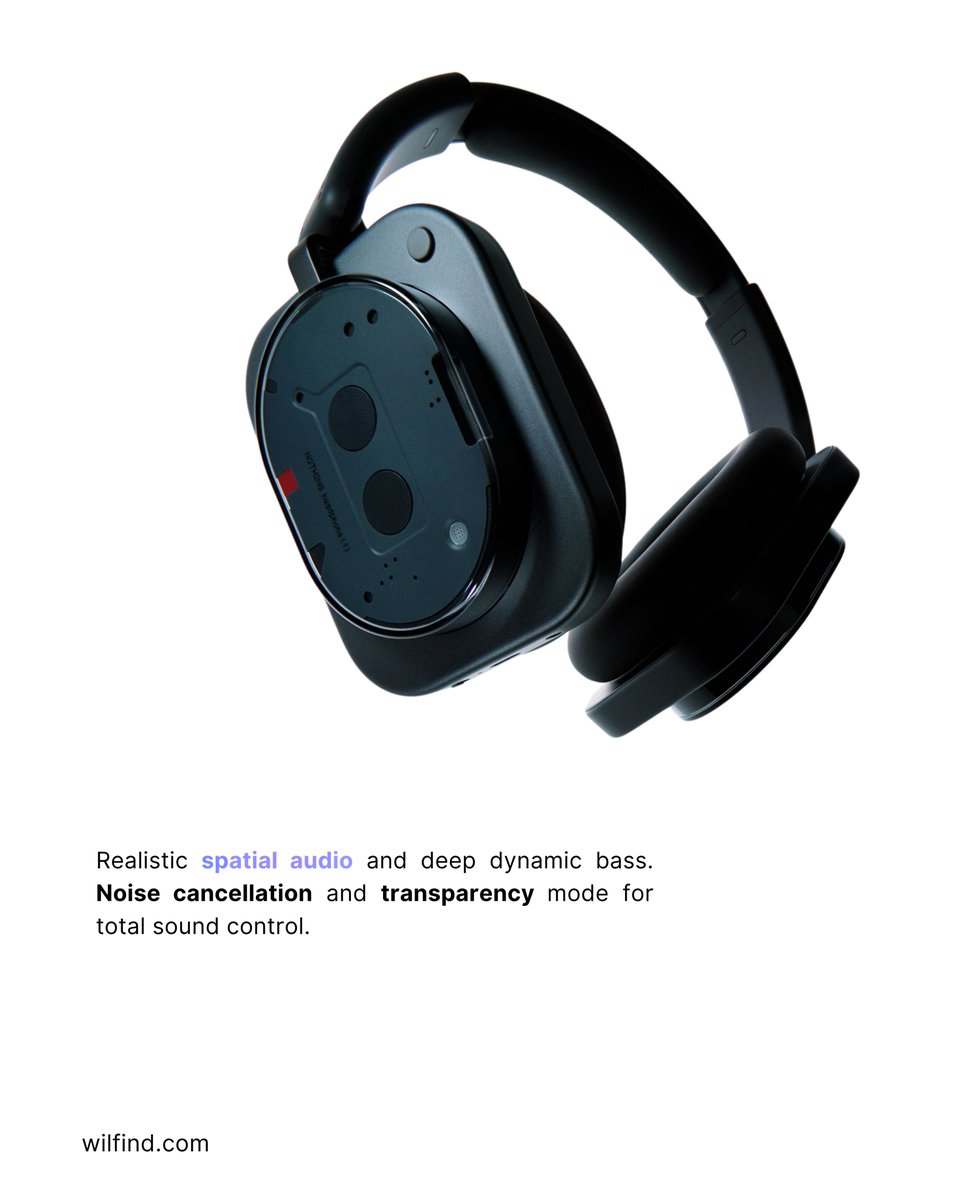 wilfind_'s tweet photo. Wilfind AI Pick — Headphone (1)

🌀 Realistic spatial audio
🔇 Noise cancellation + transparency mode
🔊 Deep bass, distortion-free immersive sound
📲 Customise with Nothing X
🎧 Up to 80 h playback — 40 mm DYNAMIC / 16 Ω

#wilfind #audio #headphone1 #headphones #spatialaudio