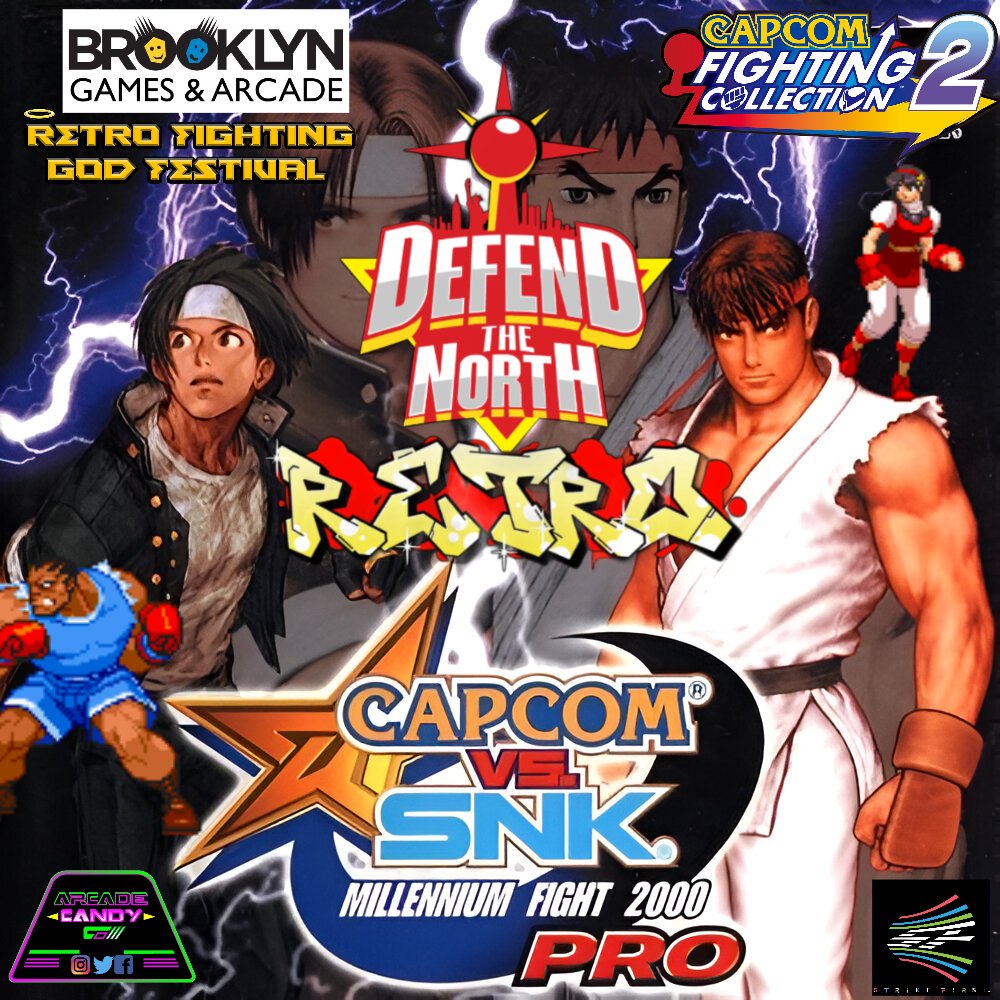DRB3000's tweet photo. Hey it's your @EVO #CVSPro T.O. !
#DTN2025 has the Capcom Fighting Collection 2 ๐ https://t.co/fh0VhaDgKZ ๐บ๐ธ@DefendTheNorth #DTNRetro
Powered by @ArcadeBrooklyn @FightingRetro @TeamStrike1st @LdaAnd & XaGrandK โข Sponsored by @ArcadeCandyCo ๐น๏ธ๐ฌ#CapcomVsSNKpro #CVS1pro https://t.co/mY16HWzkcS