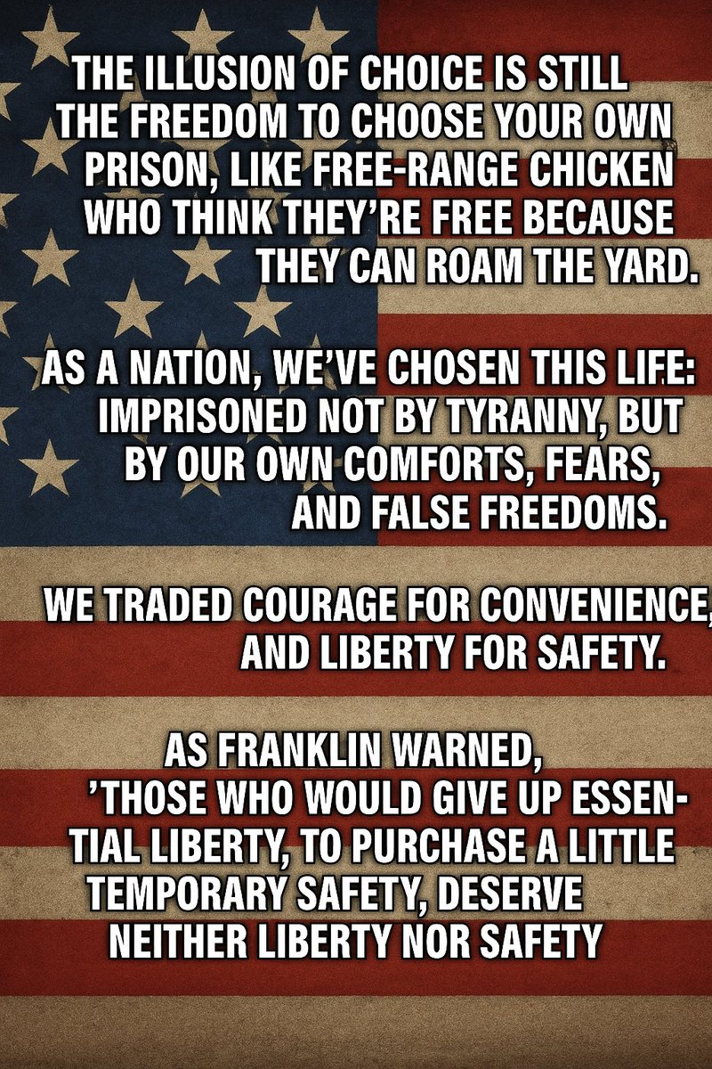 If our Founding Fathers saw what we’ve done with their freedom, they’d be furious.
Here’s how we’re trading liberty for comfort in today’s world  and why we must wake up. 🇺🇸