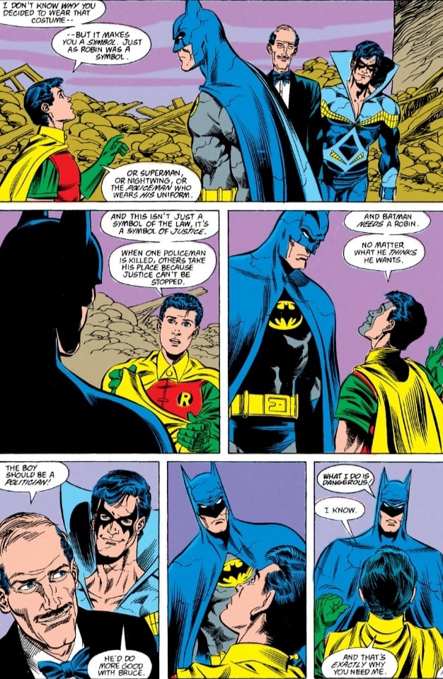 chaoticVampie's tweet photo. Adendo que: o papel do Tim do Robin é justamente sequela do trauma do Bruce, porque o Batman tá muito violento e o Tim entendeu que o Batman precisava de um Robin justamente de tanto que ele saiu da linha depois da morte do Jason https://t.co/9PjDG7BnGd