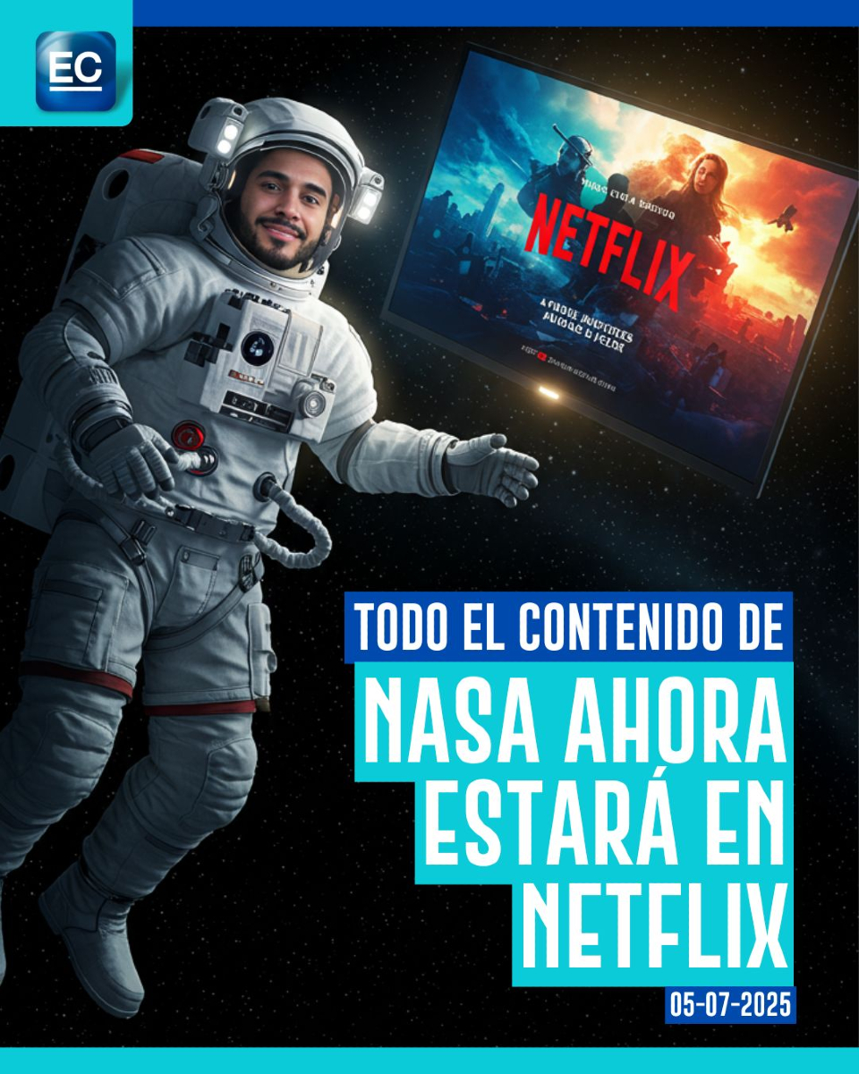 elcomerciocom's tweet photo. 🚀 La Nasa llega a Netflix 👉 https://t.co/QU4Z5d2ddH
#Nasa #Netflix #ExploraciónEspacial #Tendencias #NasaPlus https://t.co/MJGwduMDdM