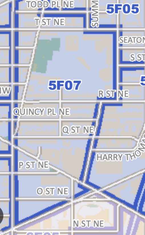 Commissioner Kelly Rzendzian is moving out of DC and has submitted her resignation. She did a lot of work, especially on public safety and coordination with agencies, and I thank her for her service!

The vacancy in District 5F07 will be posted in next week's DC Register.