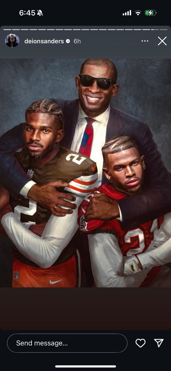 GoBrownswoof's tweet photo. Sanders family ready to take over the league 🔥 https://t.co/k7zHUHrQju