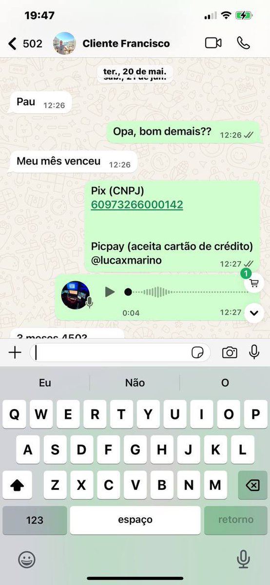 soltarambets's tweet photo. Uma coisa da hora e o motivo de eu não divulgar muito é isso: meus clientes (poucos) são antigos. Nem divulgo, nem peço pra renovar. Se dá red em alguma bet, não ficam me mandando mensagem dizendo que quebraram a banca, porque seguem a gestão. Isso é muito bom. https://t.co/NphaZaOn6S