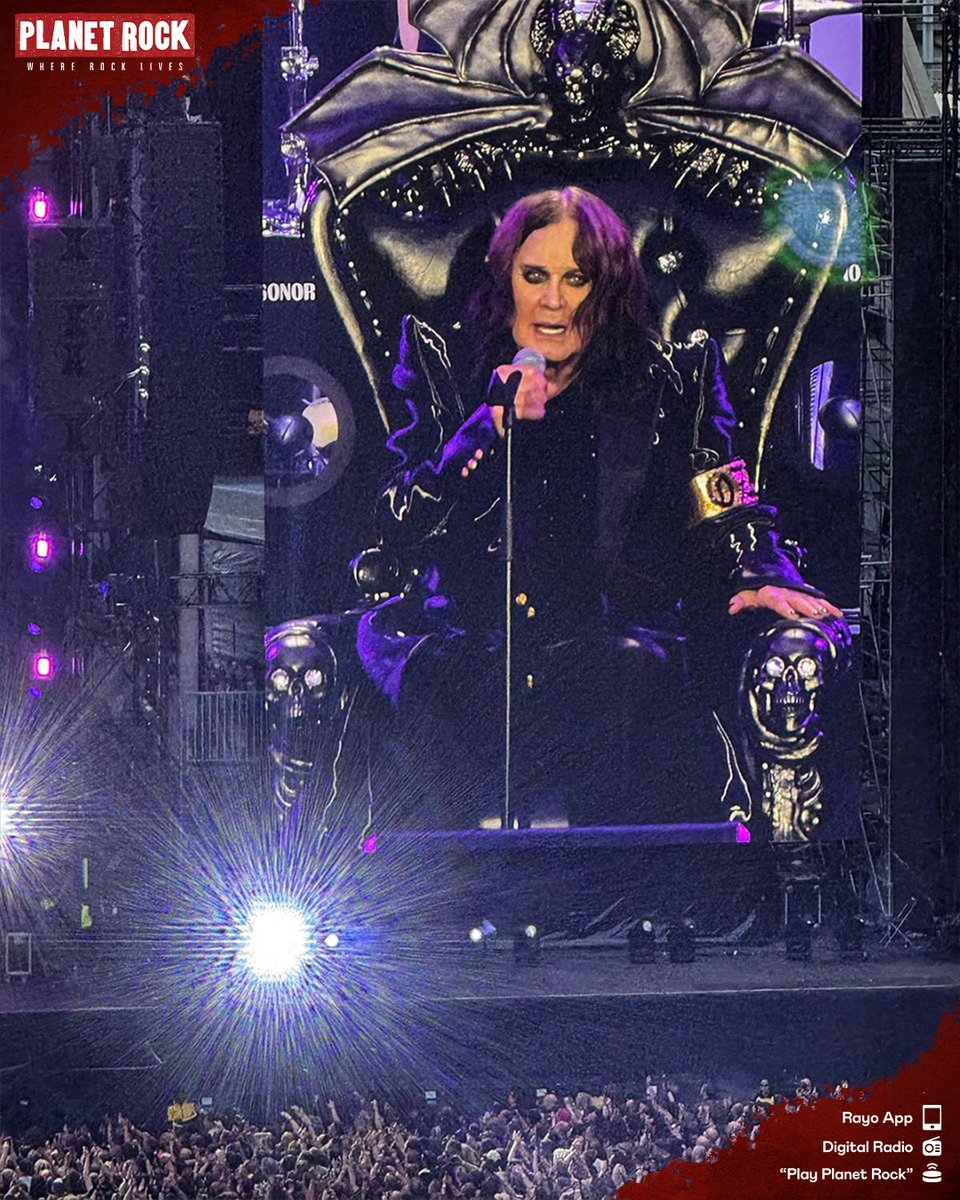 PlanetRockRadio's tweet photo. "It's so good to be on this stage... You have no idea how I feel. Thank you from the bottom of my heart." 

An emotional Ozzy Osbourne has performed live for the final time at Black Sabbath's Back to the Beginning concert at Villa Park. https://t.co/MgPTFiDYbW