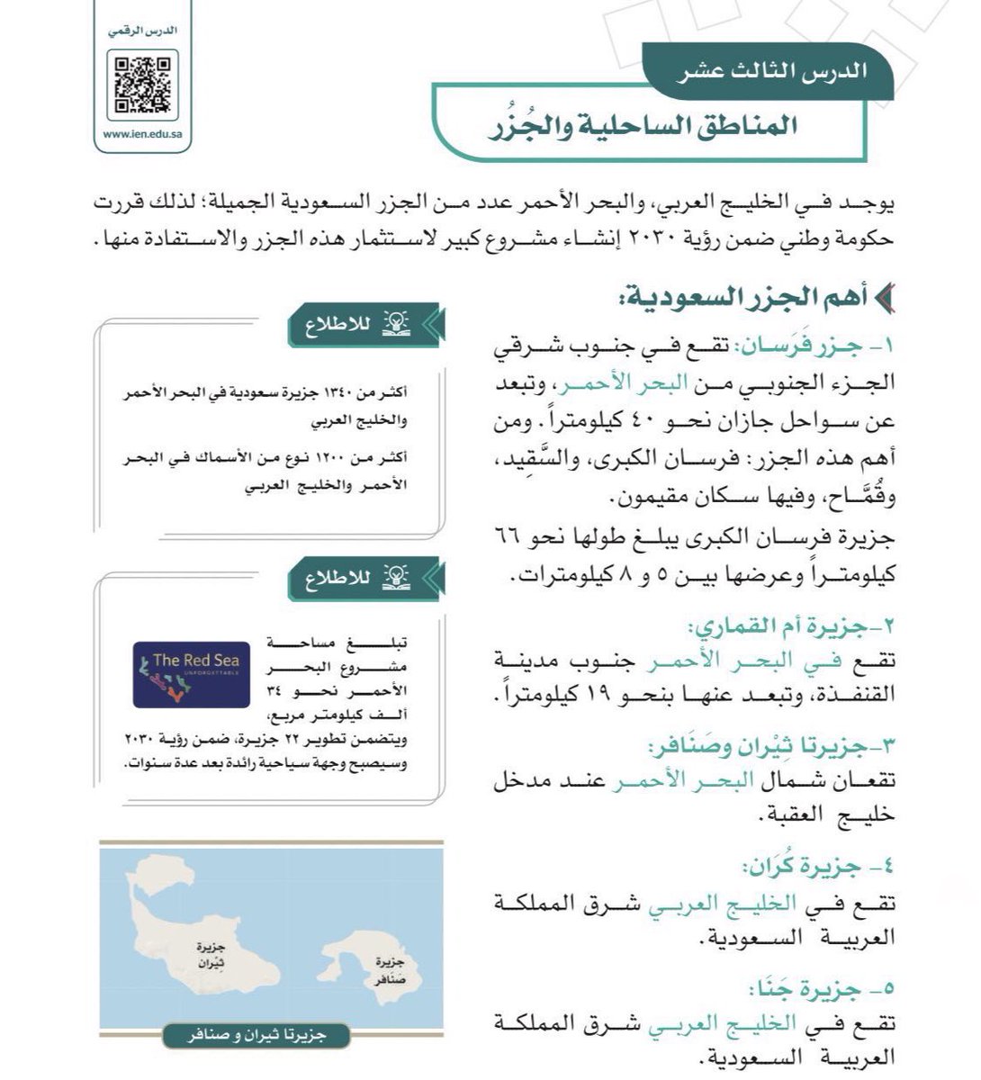 بالمناسبة ..
الاسم الصحيح والرسمي للجزر السعودية هو "ثيران وصنافر" وليس تيران وصنافير.