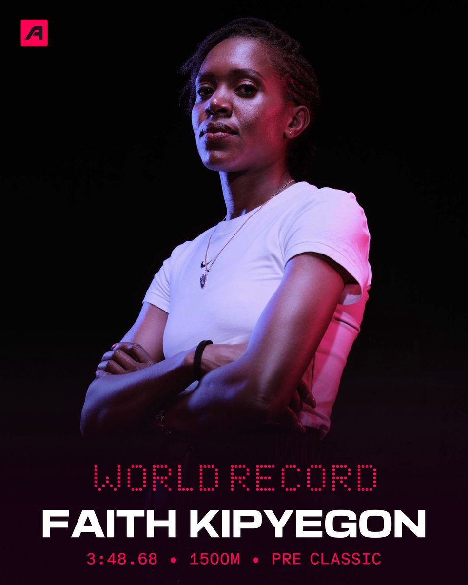 Was there ever a doubt?!

Just 9 days after her Breaking4 attempt, Faith Kipyegon lowers her world record in the 1500m to 3:48.68 🤯

THIS IS WHY WE HAVE FAITH!