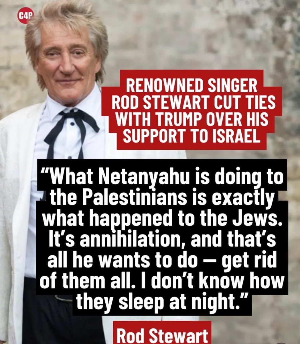 Spot on from Rod Stewart 👏👏👏👏