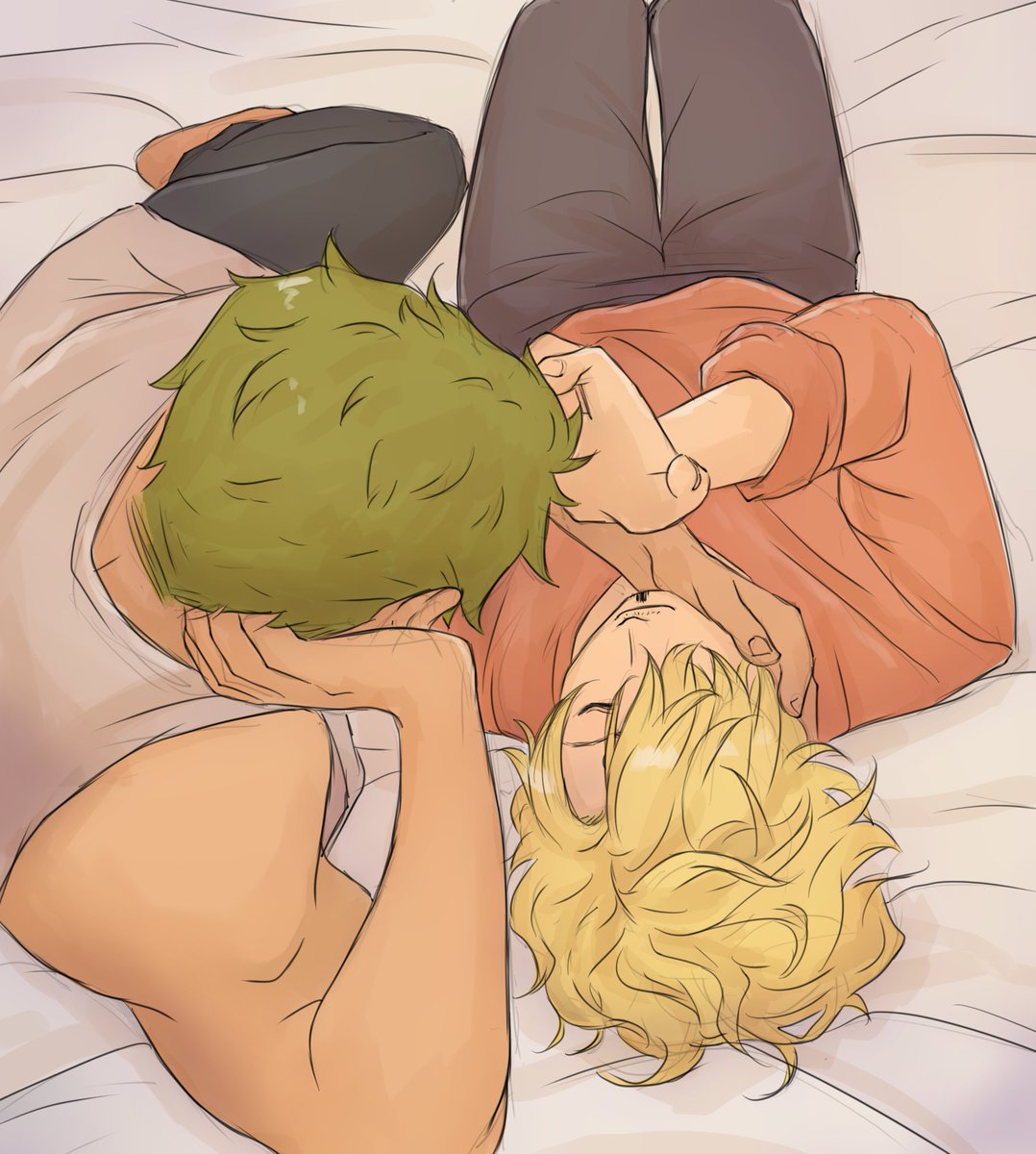 aari_arts's tweet image. Some cozy bedtime

#onepiece #zoro #ゾロ #sanji #サンジ #zosan #ゾロサン