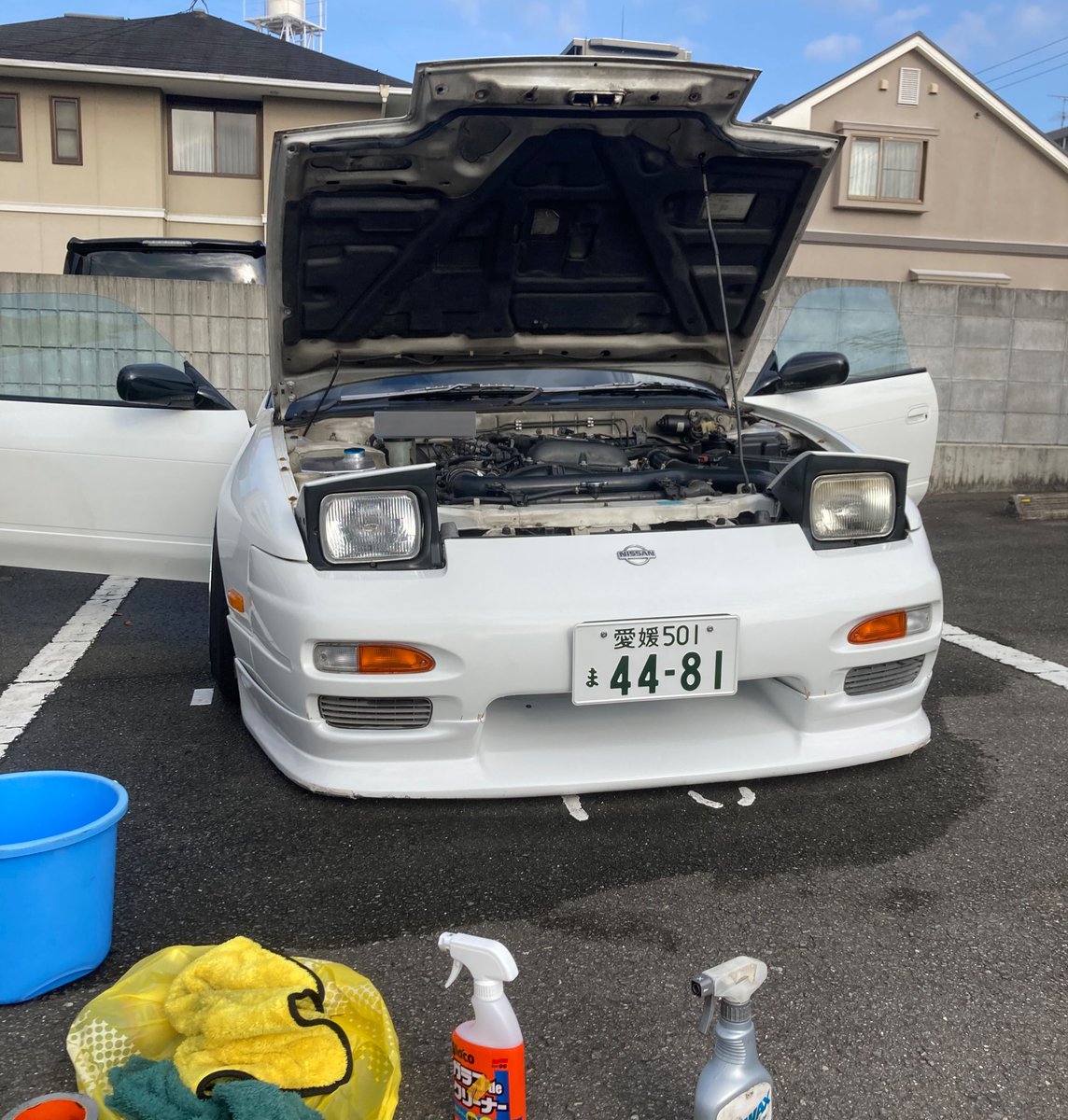 rx8coro's tweet image. 昼まで寝たろおもたのに結局早起きして洗車