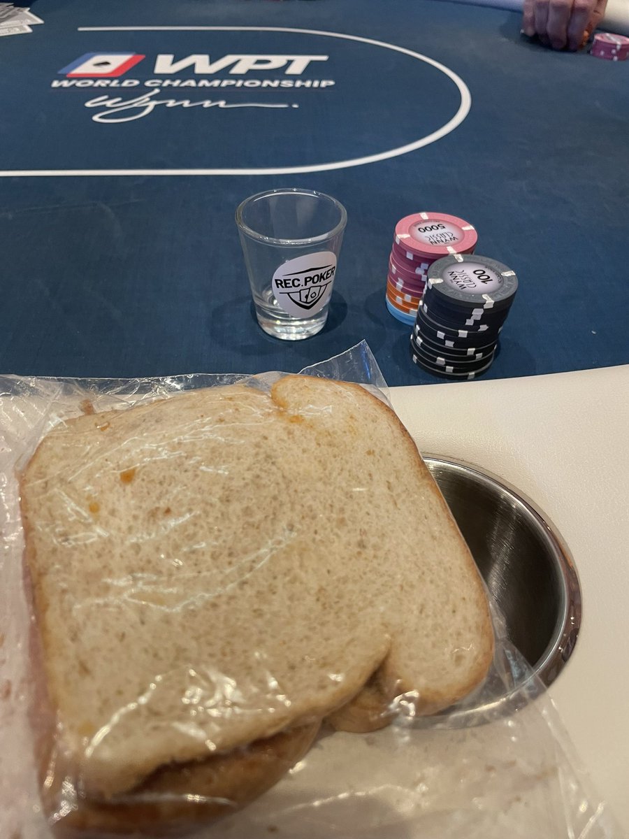 RecPokerJim's tweet photo. It’s officially #PBJTime https://t.co/bJTLtH7h34