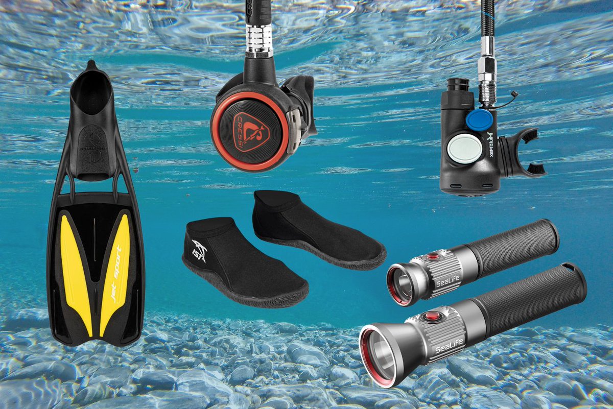 New dive gear alert ⚙️ 

SeaLife’s pocket-sized torches shine bright, and Cressi’s AC5 Zen reg delivers smooth breathing without the bulk.

More compact fins, hybrid octos, and boat booties at the link below 👇

padi.co/lgoitjlo

🖊 Robby Myers