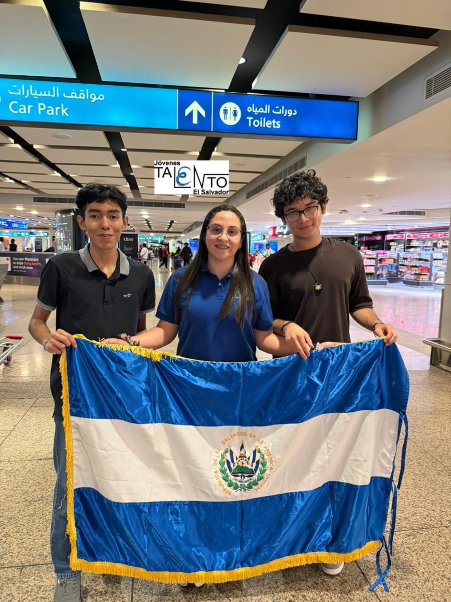 PJOVENESTALENTO's tweet image. 🛫🌍 ¡Nuestros estudiantes olímpicos ya llegaron a Dubái!
Con orgullo compartimos que la delegación salvadoreña ya se encuentra en Dubái, Emiratos Árabes Unidos, listos para representar al país en la 57.ª Olimpiada Internacional de Química .
¡Éxito queridos jóvenes Talento!