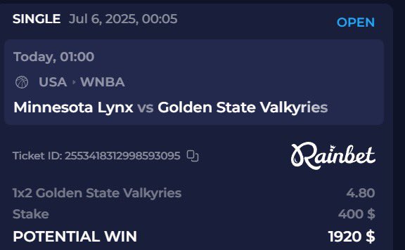 Rolling with the red-hot Valkyries to knock off MVP Phee and the Lynx tonight 🔥