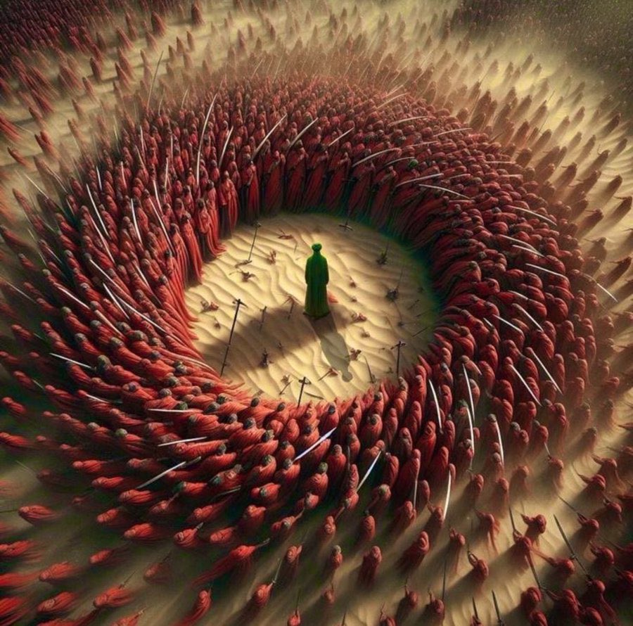 "إن كَان دينُ محمّدٍ لَمْ يَسْتَقِمْ إلّا بِقَتْلِي فَيَا سُيُوف خذيني"